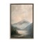 Stupell Industries Misted Mountain Lake Scene Floating Frame, design by Petal Prints Design